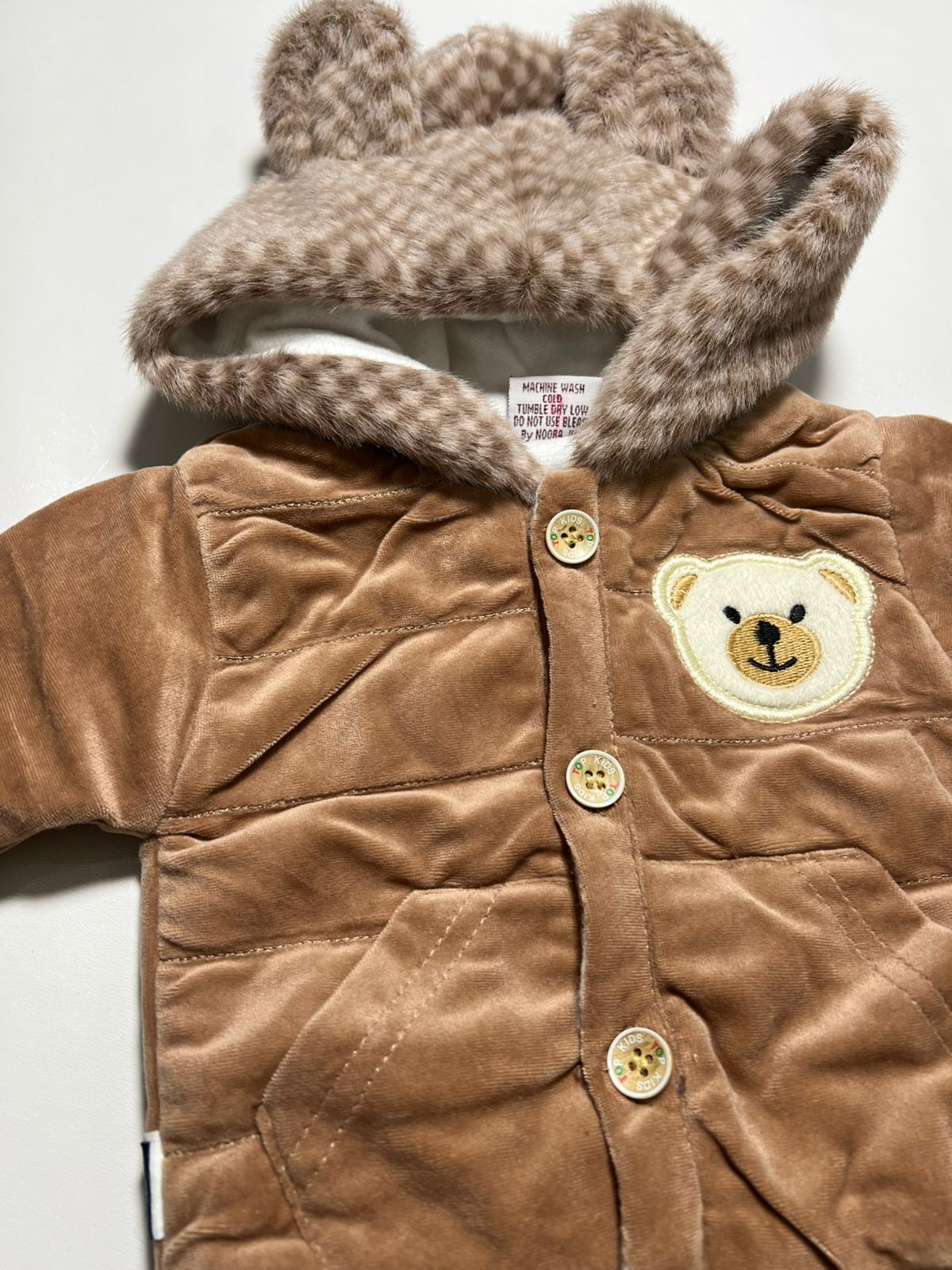 Adorable Teddy Bear Baby Suit for Boys