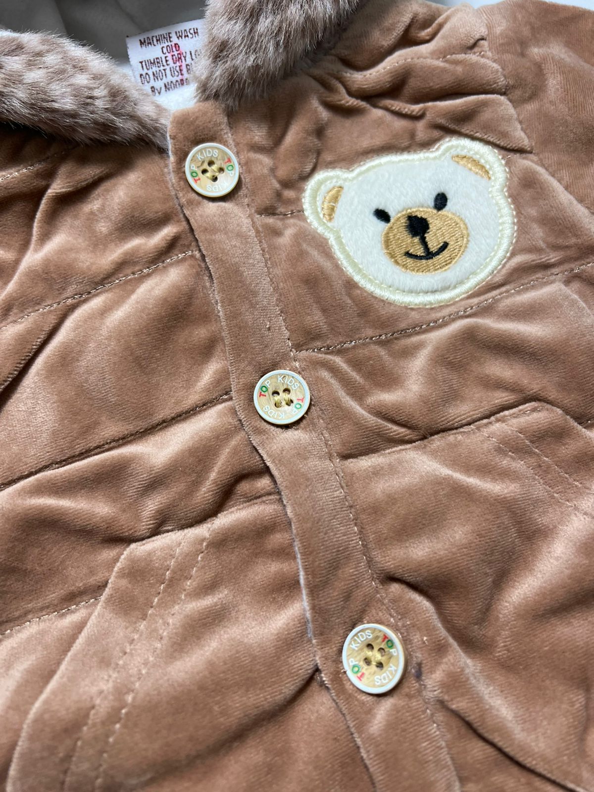 Adorable Teddy Bear Baby Suit for Boys