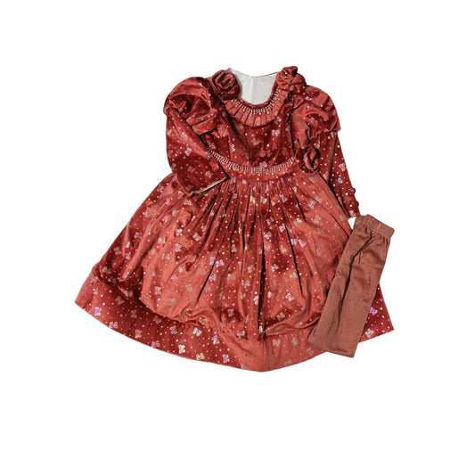 Elegant Floral Party Frock with Premium Finish for Girls (5 to 12 Years)